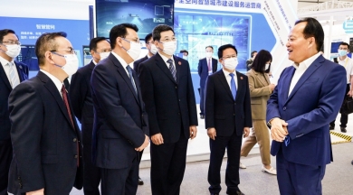 2021年9月，时任浙江省委书记、省人大常委会主任袁家军，时任浙江省委副书记、省长郑栅洁莅临世界互联网大会乌镇峰会中国安博电竞新资料产业链将来工厂数字化使用场景，点赞中国安博电竞将来工厂建设成就。